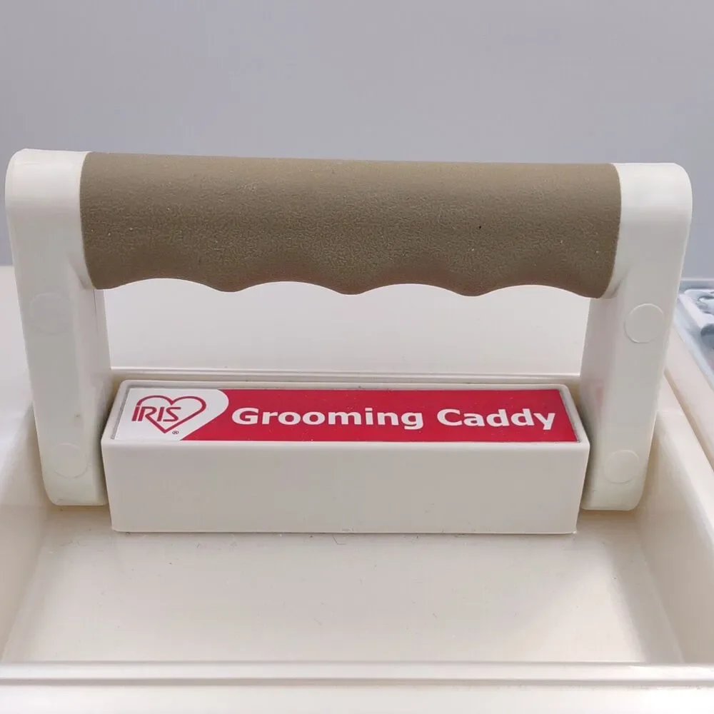 IRIS Grooming Caddy with Handy Lift-out Divider Trays & Top Compartment